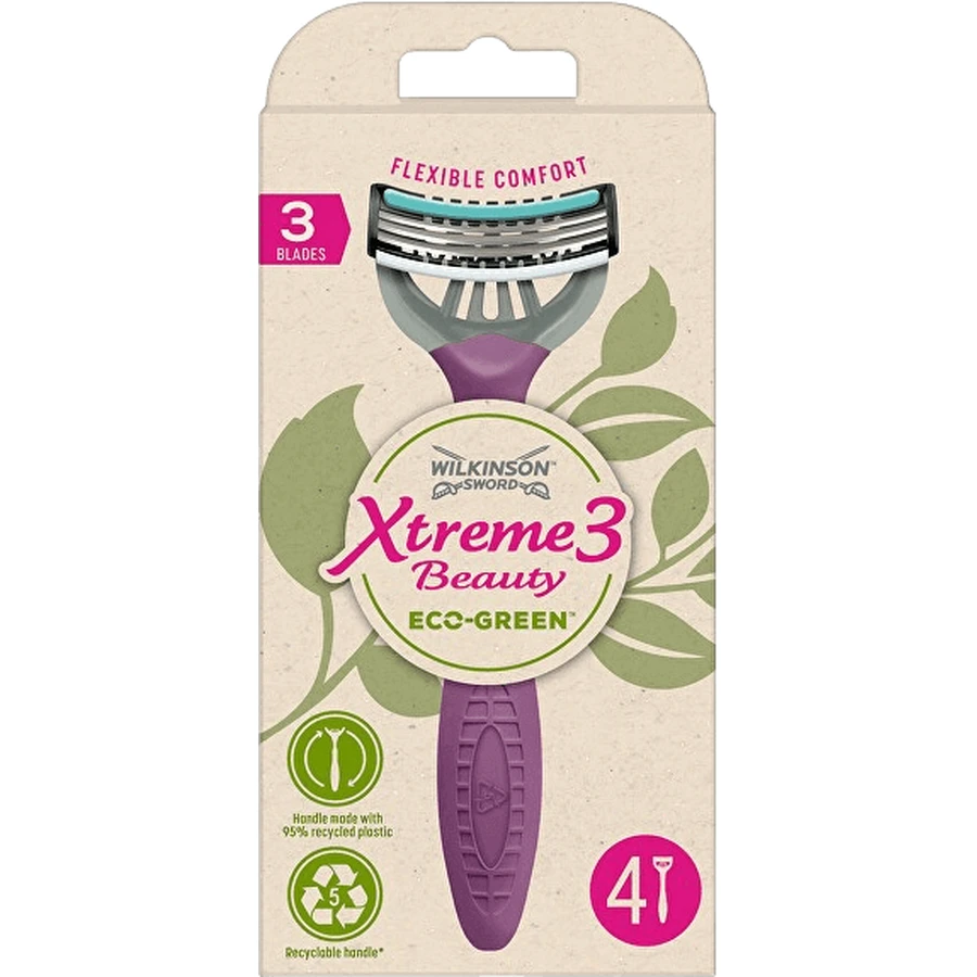Одноразова бритва Wilkinson Sword Xtreme3 beauty ECO Green 4 шт.: ціни та характеристики