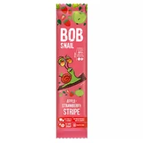 Фруктовая закуска Bob Snail Stripe, яблоко, клубника, 14 г