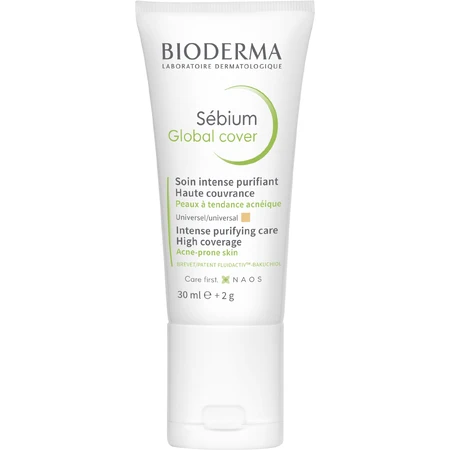 Bioderma Sébium Global Cover покрывающий крем, устраняющий акне 30 мл: цены и характеристики