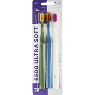 Зубна щітка Woom 6500 ULTRA SOFT, 3 шт.