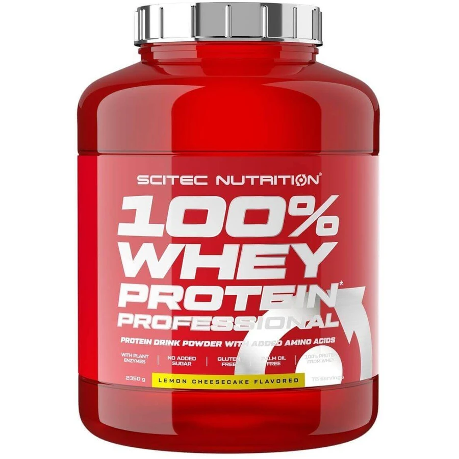 SciTec Nutrition 100% Whey Protein Professional лимонно-творожный торт 2350 г: цены и характеристики