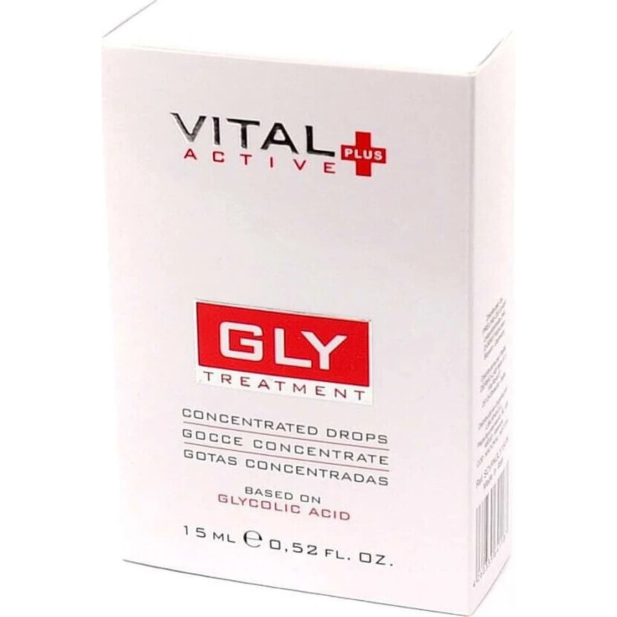 VITAL PLUS ACTIVE GLY 1×15 мл, концентровані краплі з гліколевою кислотою: ціни та характеристики