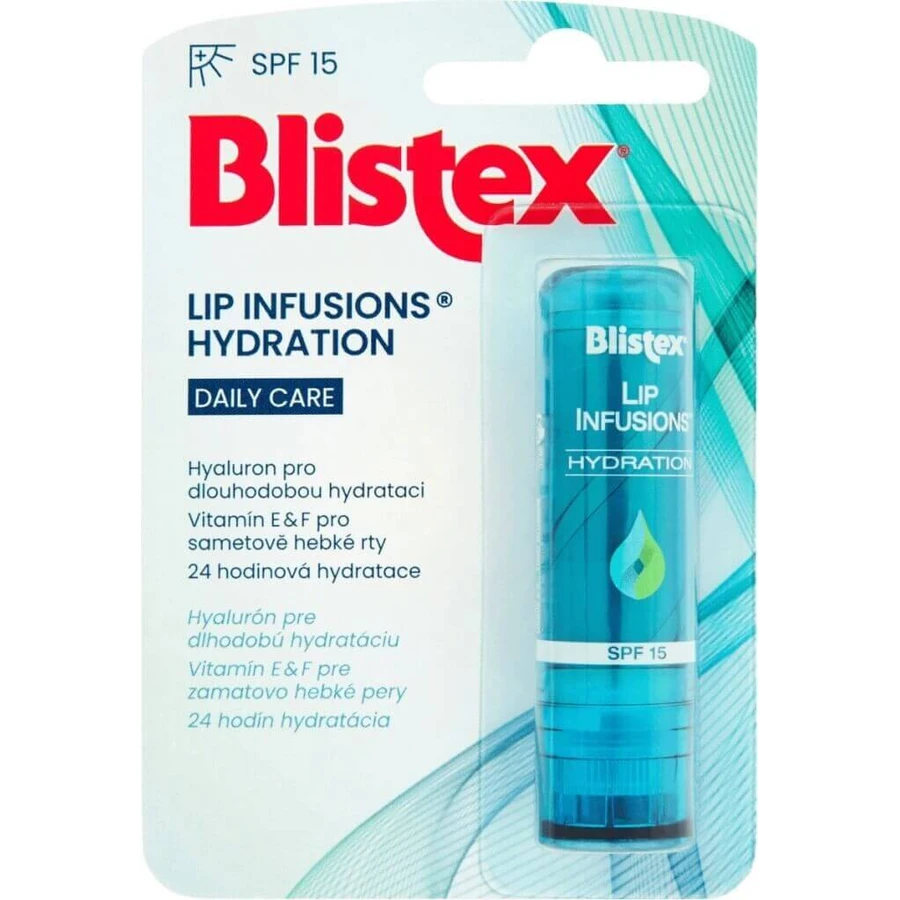 Blistex LIP INFUSIONS HYDRATION SPF 15 1×3,7 г, бальзам для губ: ціни та характеристики