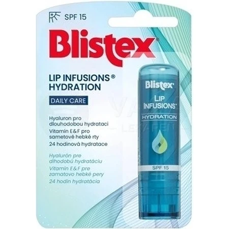 Blistex LIP INFUSIONS HYDRATION SPF 15 1×3,7 г, бальзам для губ: ціни та характеристики