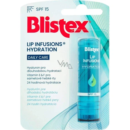 Blistex LIP INFUSIONS HYDRATION SPF 15 1×3,7 г, бальзам для губ: ціни та характеристики