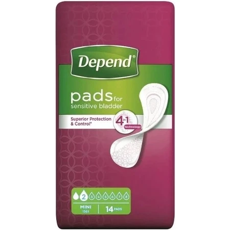 DEPEND MINI 1×14 шт, прокладки при недержании: цены и характеристики