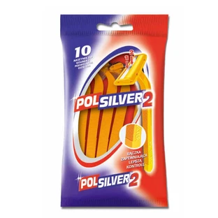 Бритва Polsilver 2, 10 штук