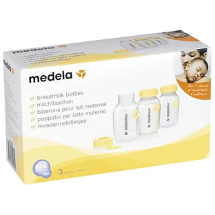Medela, пляшечка для грудного вигодовування, 3 x 150 мл