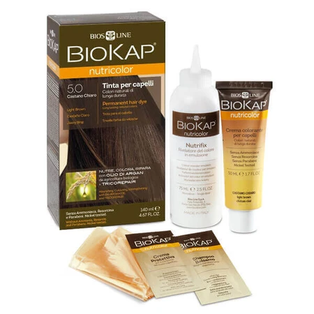 Biokap Nutricolor, краска для волос, 5.0 light brz, 140 мл: цены и характеристики