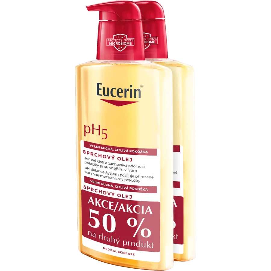 Eucerin pH5 Масло для душа Промобальзам 2 x 400 мл: цены и характеристики