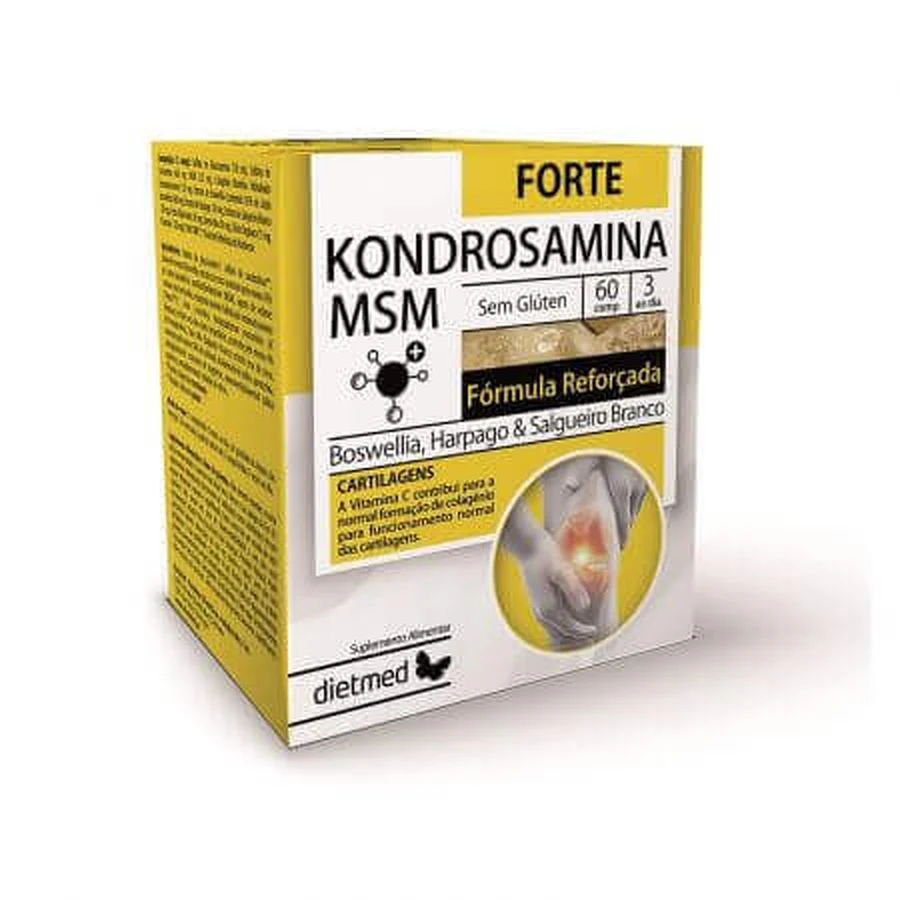 Кондрозамін MSM Strong, 60 таблеток, Dietmed: ціни та характеристики