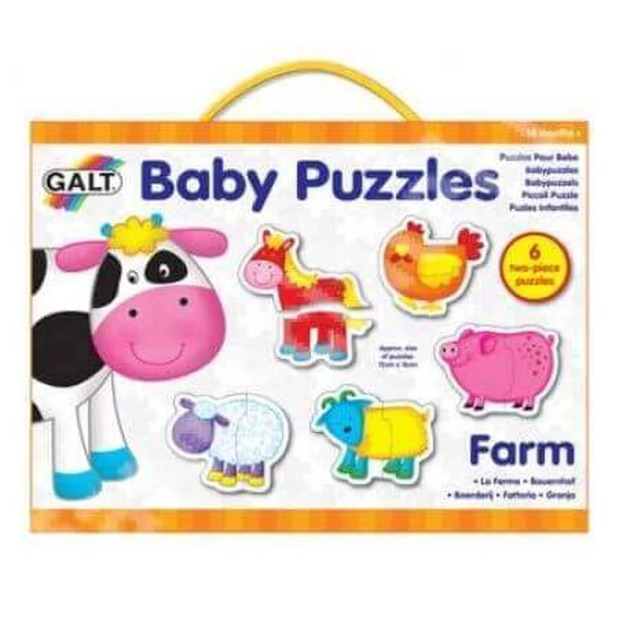 Набор из 6 пазлов Baby Puzzle Stop, 2 штуки, Galt: цены и характеристики