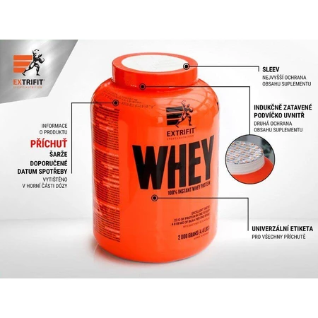 Extrifit 100% Whey Protein Соленая карамель 2000 г: цены и характеристики