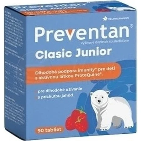 Neuraxpharm Preventan Clasic Junior, со вкусом клубники, 90 табл. 1×90 табл, пищевая добавка: цены и характеристики