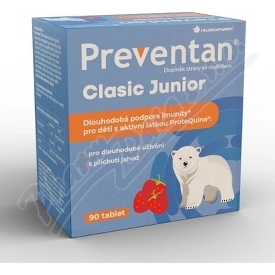 Neuraxpharm Preventan Clasic Junior, со вкусом клубники, 90 табл. 1×90 табл, пищевая добавка: цены и характеристики