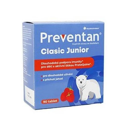 Neuraxpharm Preventan Clasic Junior, со вкусом клубники, 90 табл. 1×90 табл, пищевая добавка: цены и характеристики