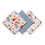 BabyOno, пелюшки тканинні, 100% бавовна, сині, 70 x 70 см, 3 шт.: ціни та характеристики
