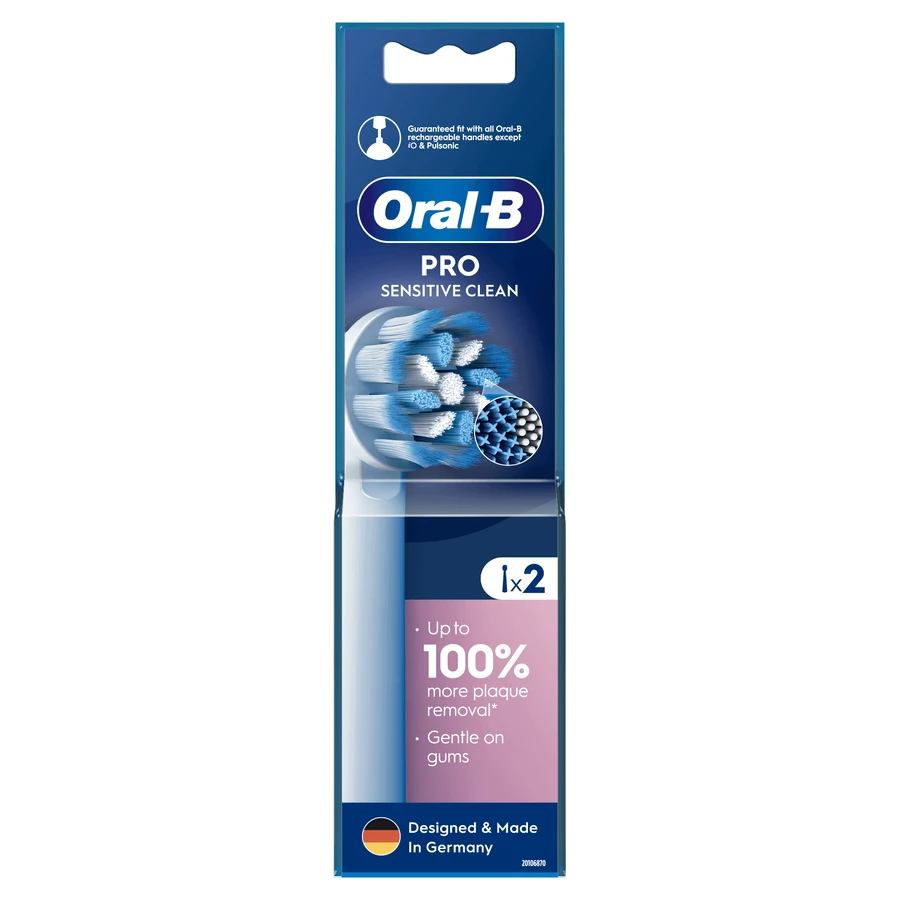 Oral-B Pro Sensitive Clean, сменные щетинки для электрической зубной щетки, 2 штуки: цены и характеристики