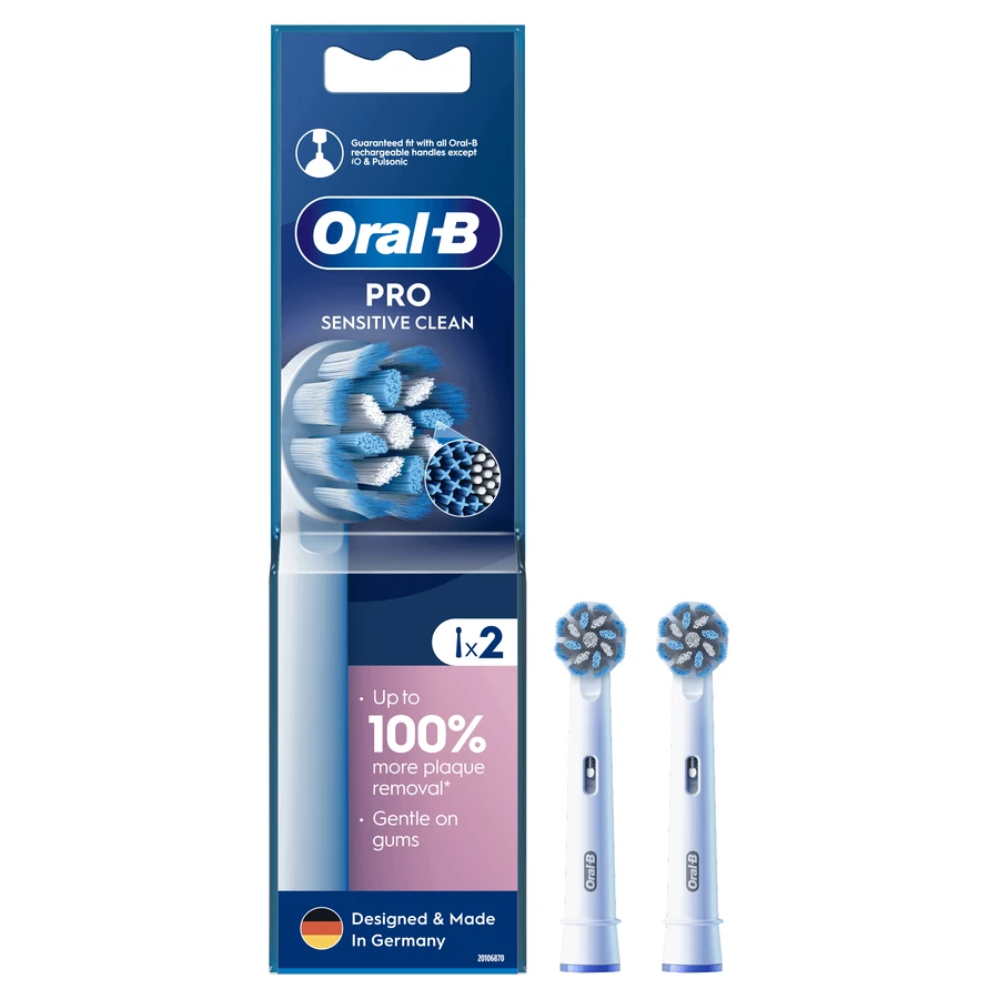Oral-B Pro Sensitive Clean, сменные щетинки для электрической зубной щетки, 2 штуки: цены и характеристики