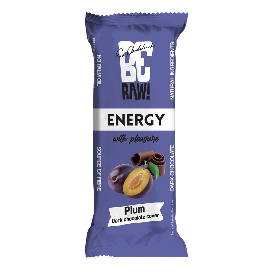 BeRAW! Energy, енергетичний батончик, лакриця, чорний шоколад, 40 г: ціни та характеристики