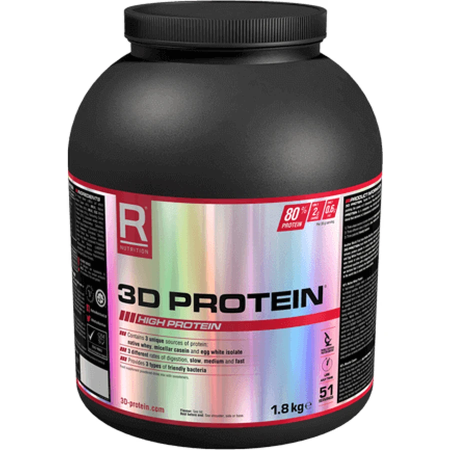 Reflex Nutrition 3D протеин ванильный 1,8 кг: цены и характеристики