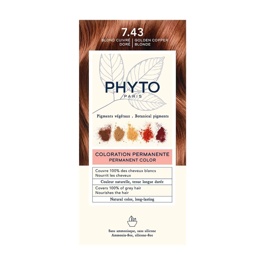 Phyto Color, краска для волос, 7,43 медное золото, 1 шт.: цены и характеристики