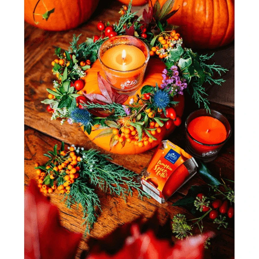 Glade Pumpkin Spice Latte, ароматическая свеча 112 г: цены и характеристики