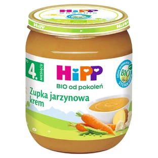Овочевий крем-суп HiPP Bio з вершками, після 4 місяців, 125 г