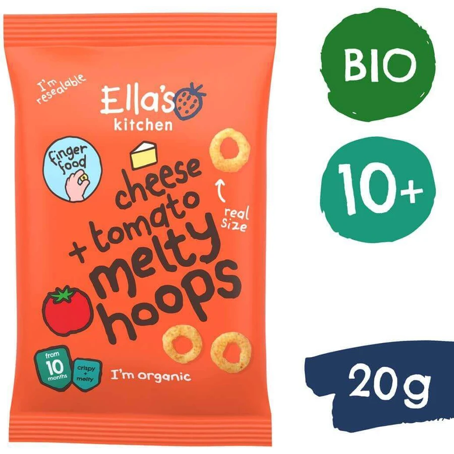 Ella's Kitchen BIO Хрустящие гренки с сыром и помидорами 20 г.: цены и характеристики