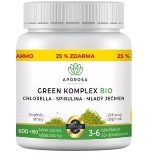 Aporosa Green Complex Organic Chlorea Young Yam 750 таблеток