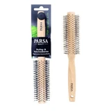 Parsa Beauty Круглая деревянная кисть с пластиковой щетиной, 19 мм, 1 шт.