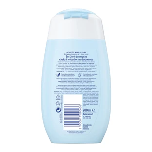 Nivea Baby el 2в1 Шампунь для тіла та волосся перед сном, 200 мл