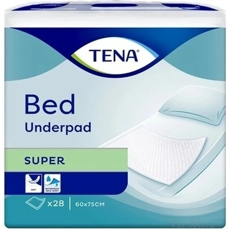 TENA Bed Super 1×28 шт, впитывающие прокладки 60х75 см: цены и характеристики