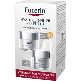 Eucerin Hyaulor-Filler + денний крем 3x Effect SPF 30 + нічний крем 2 x 50 мл