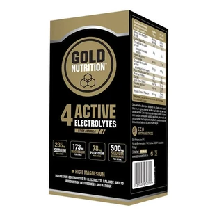 4 активні електроліти, 10 пакетиків по 3 г, Gold Nutrition
