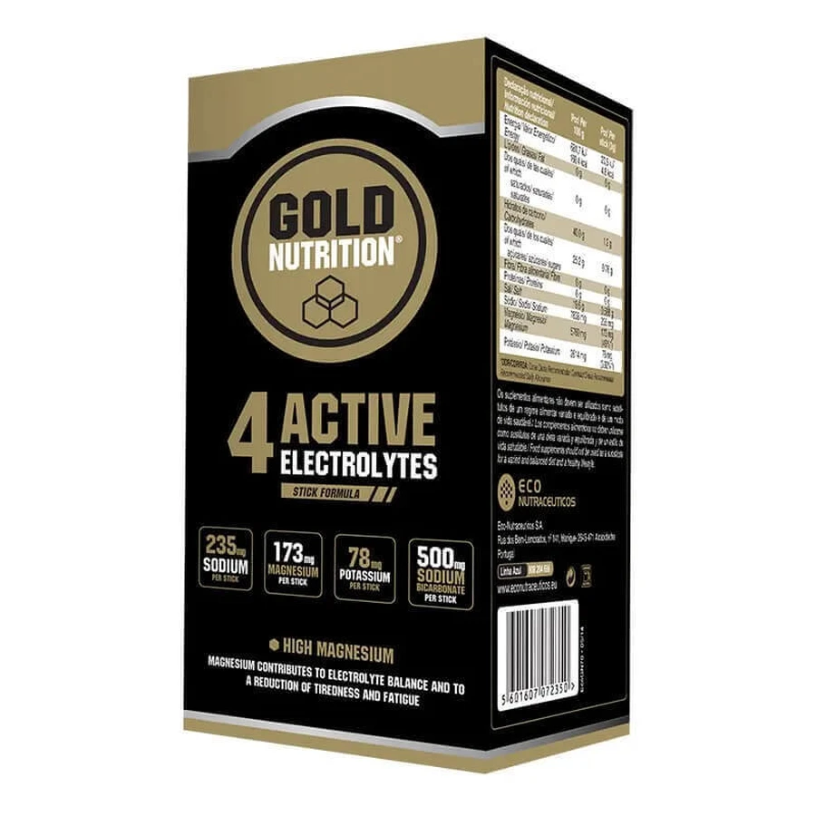4 активні електроліти, 10 пакетиків по 3 г, Gold Nutrition: ціни та характеристики