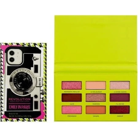 Revolution, X Emily In Paris Camera Queen Palette, палетка тіней для повік 1×6,30 г, палетка тіней для повік: ціни та характеристики