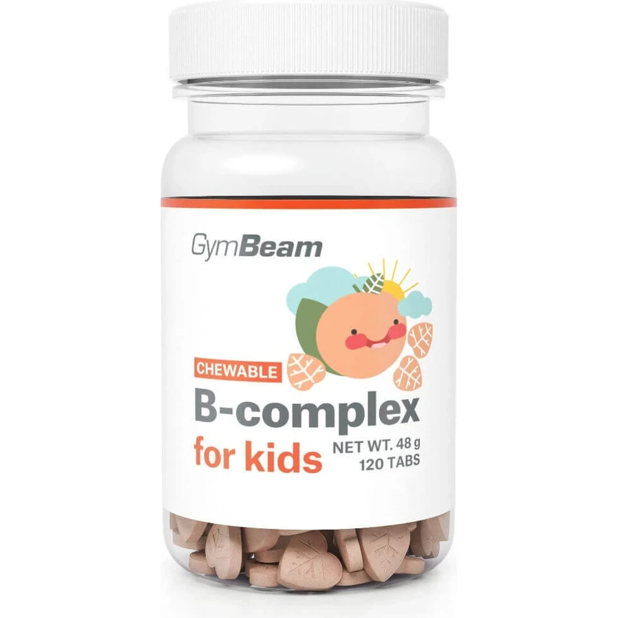 Gymbeam b-complex для детей абрикос 120тбл 1×120 таблеток, мархуа: цены и характеристики