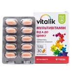 Vitalik мультивітамін Baum Pharm таблетки №30: ціни та характеристики