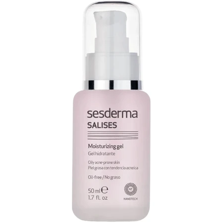 Гель для обличчя Sesderma Salises Facial Moisturizing Gel зволожувальний для комбінованої шкіри, 50 мл			: ціни та характеристики