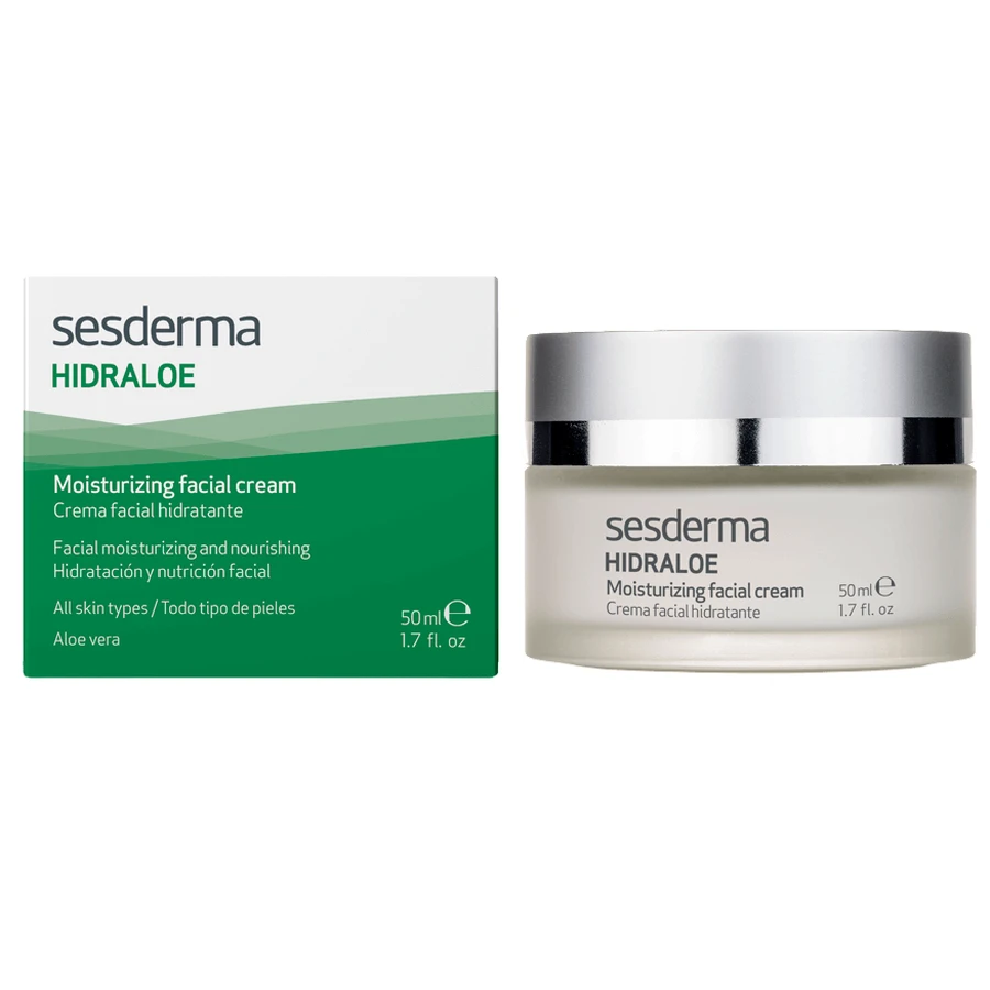 Крем для лица Sesderma Hidraloe Moisturizing Face Cream увлажняющий для всех типов, 50 мл: цены и характеристики