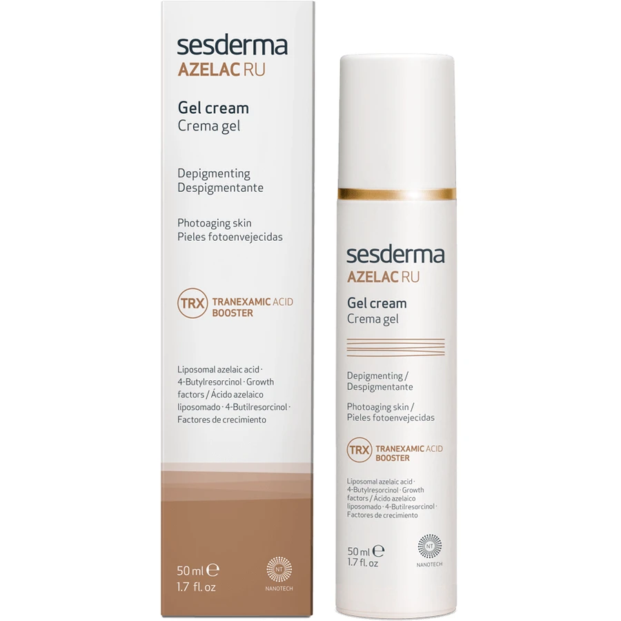 Крем-гель для обличчя Sesderma Azelac Ru Cream Gel зволожувальний ліпосомальний депігментуючий, 50 мл			: ціни та характеристики