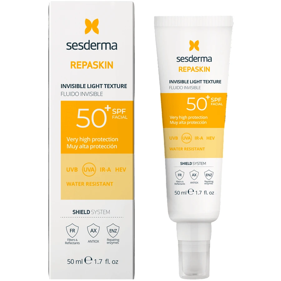 Солнцезащитный флюид Sesderma Repaskin Invisible Light Texture SPF50+, 50 мл: цены и характеристики