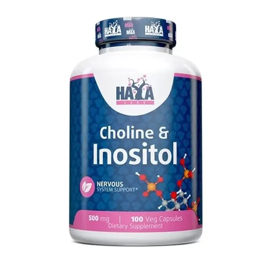 Холін та Інозитол Haya Labs Choline & Inositol 500 мг капсули №100: ціни та характеристики