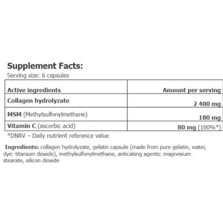 MSM добавка Amix OsteoGelatine 400 капсул: цены и характеристики