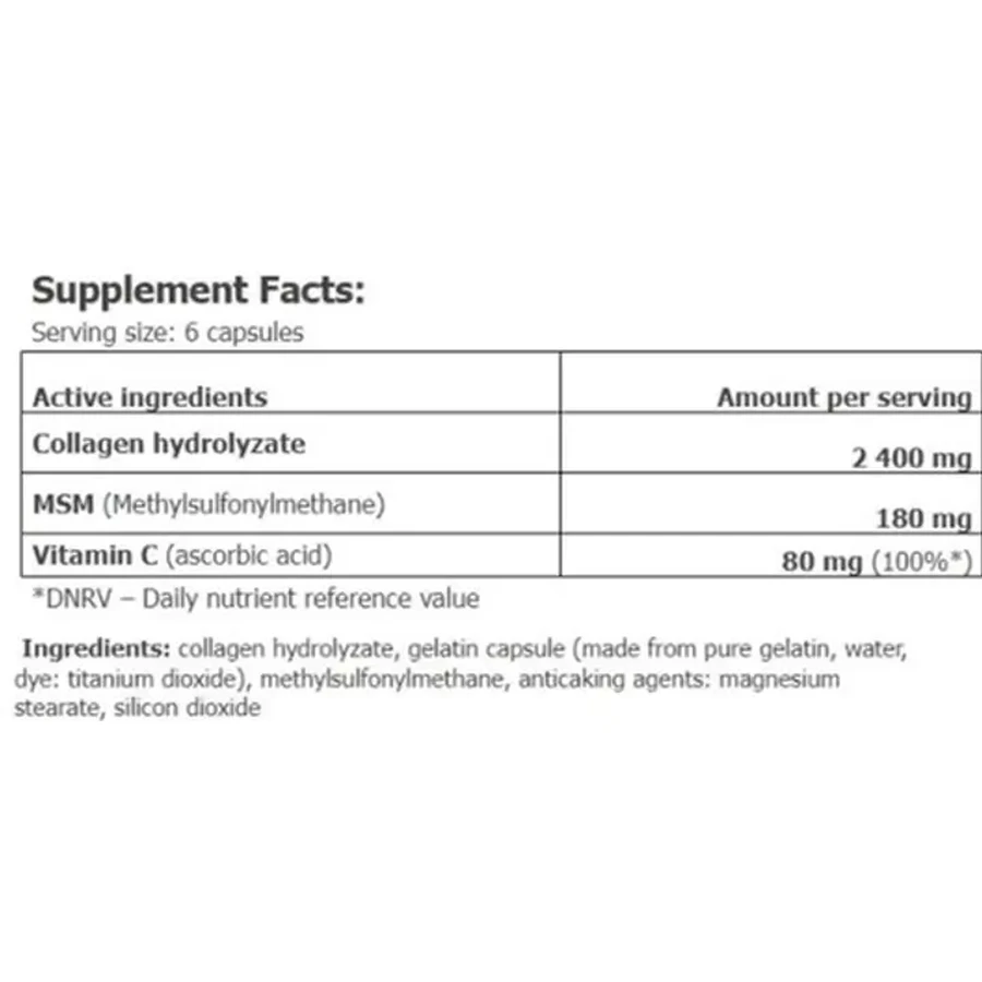 MSM добавка Amix OsteoGelatine 400 капсул: цены и характеристики