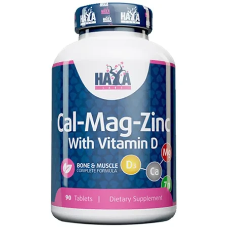 Haya Labs Calcium Magnesium & Zinc With Vitamin D, 90 таблеток: цены и характеристики