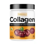 Колаген Pure Gold Collagen Cherry з вітаміном С та цинком, зі смаком вишні, 300 г: ціни та характеристики