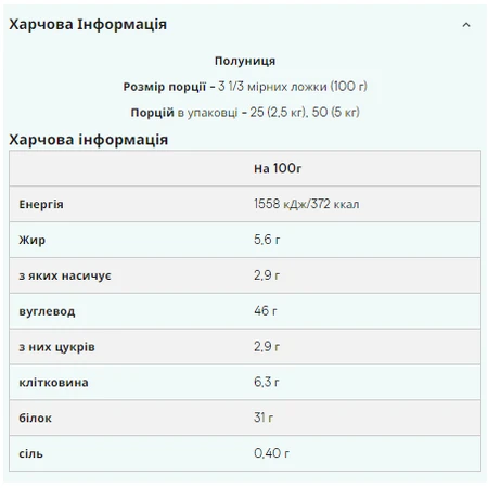 Імпакт Вей Гейнер В2 - 2500 г Клубника-Крем: цены и характеристики