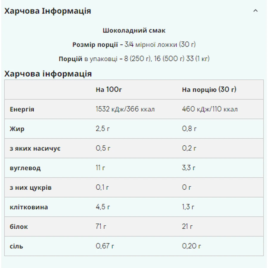 Веган Бленд - 1000 г Шоколад: цены и характеристики